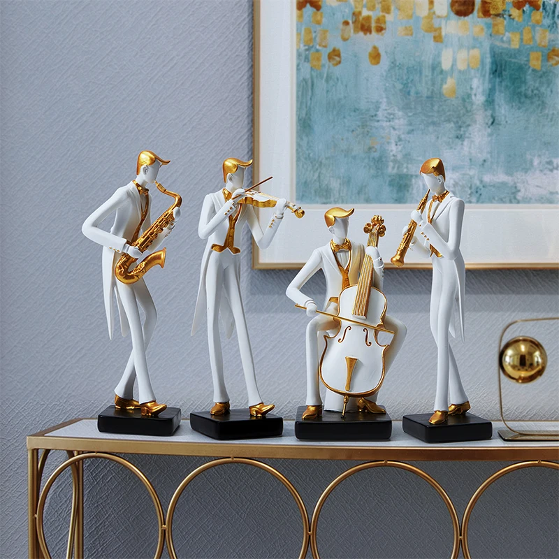 Home Decor Modern Organic - Modern Symphonic Musician Character People Miniature