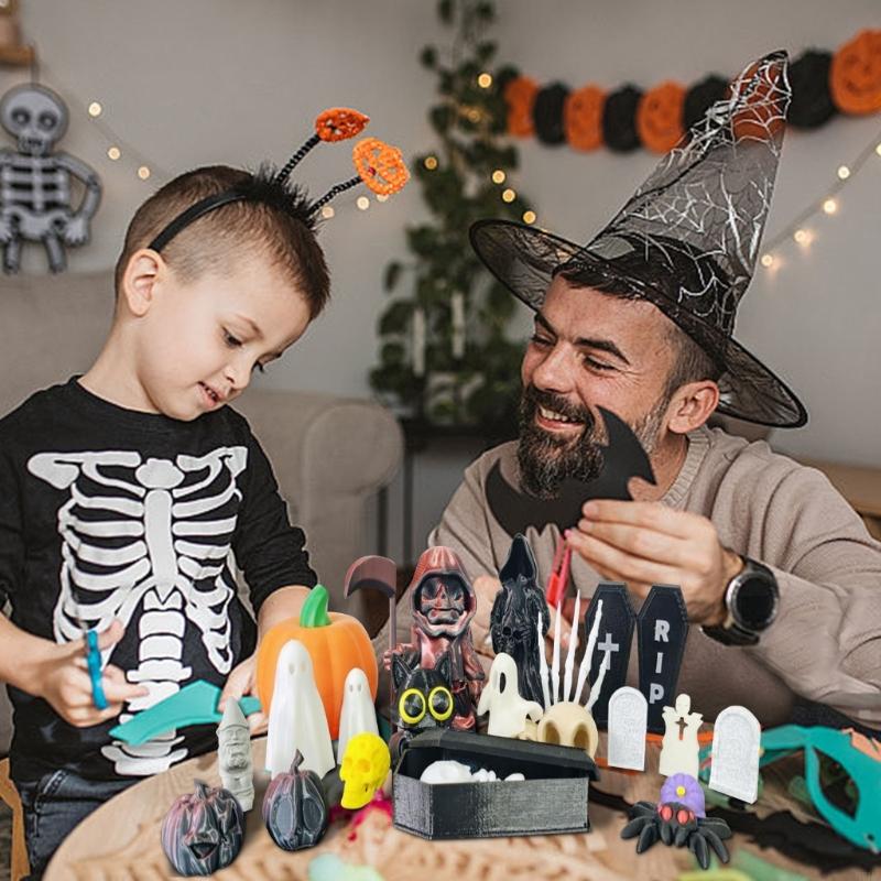 Home Decor Exchange - Pack of 20 Tiny Halloween Figurines