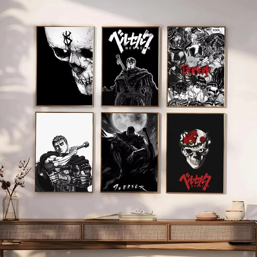 Home Decor Outside - Anime B-berserk Poster Paper Print Home