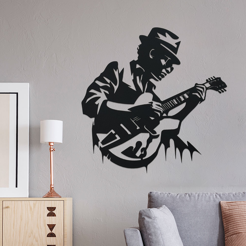 Guitarist Metal Wall Art,1pc U - огляд і ціна Home Decor Enthusiast