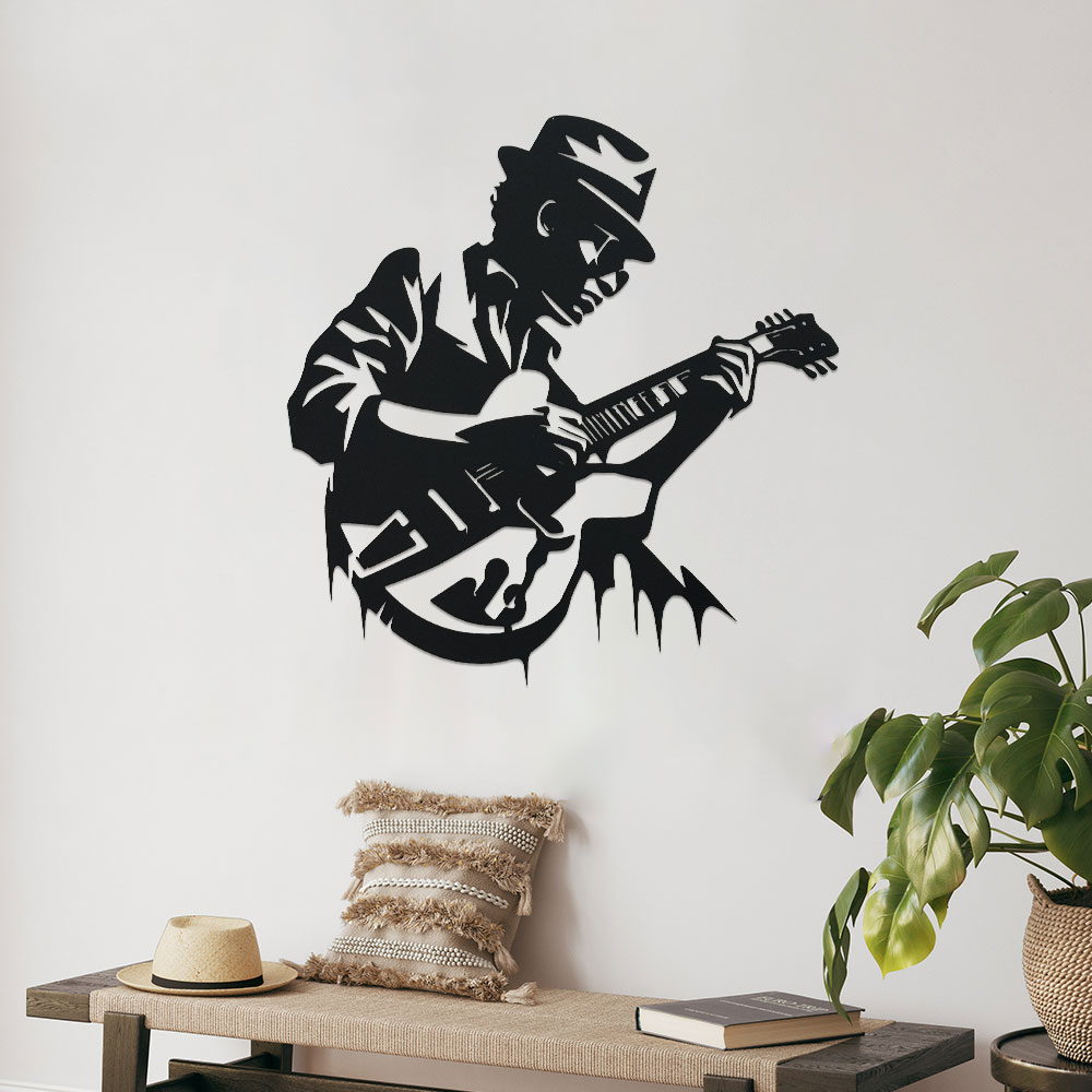 Guitarist Metal Wall Art,1pc U - огляд і ціна Home Decor Enthusiast