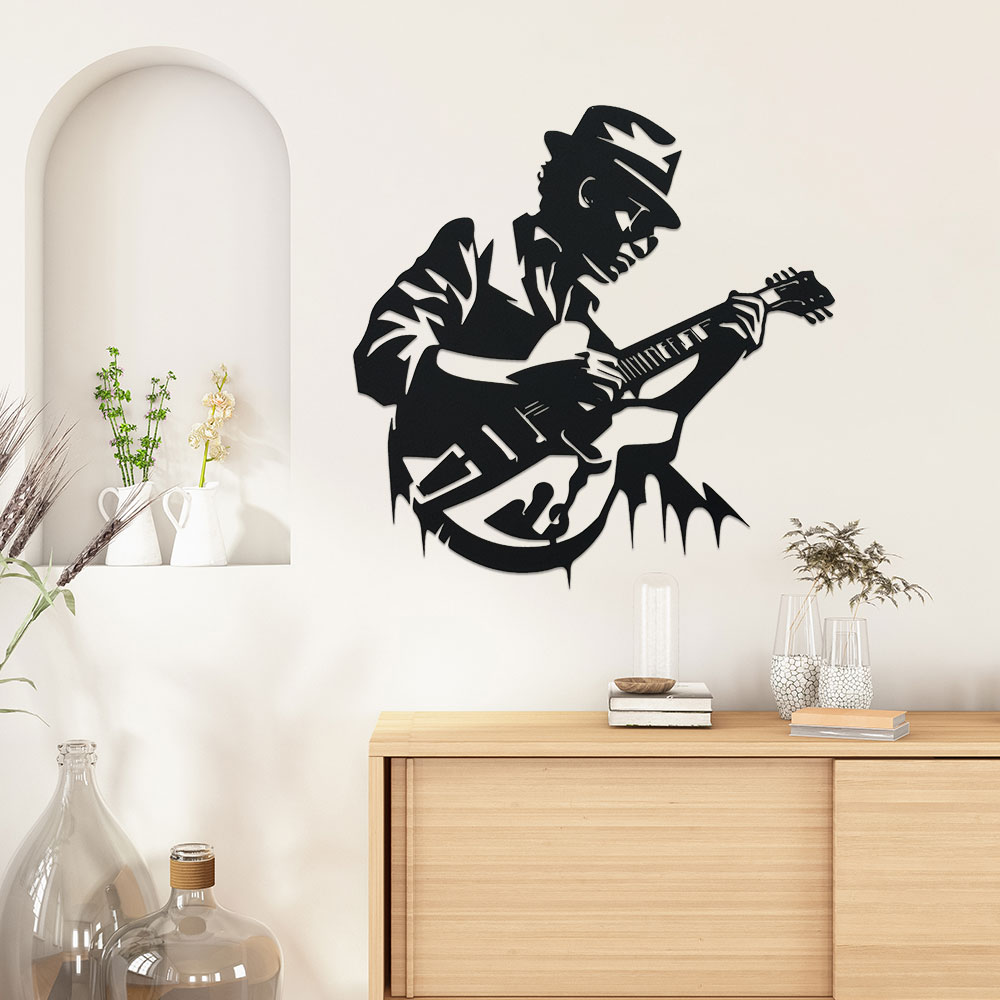Guitarist Metal Wall Art,1pc U - огляд і ціна Home Decor Enthusiast