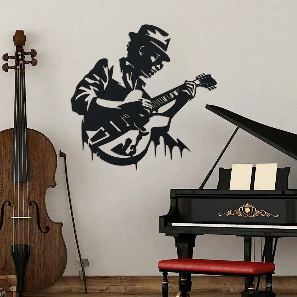 Guitarist Metal Wall Art,1pc U - огляд і ціна Home Decor Enthusiast
