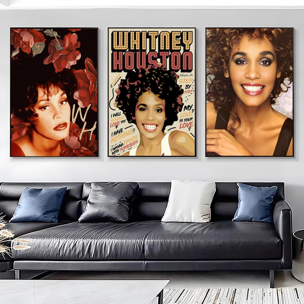 W-Whitney Houston Poster HD Se - огляд і ціна Home Decor Houston