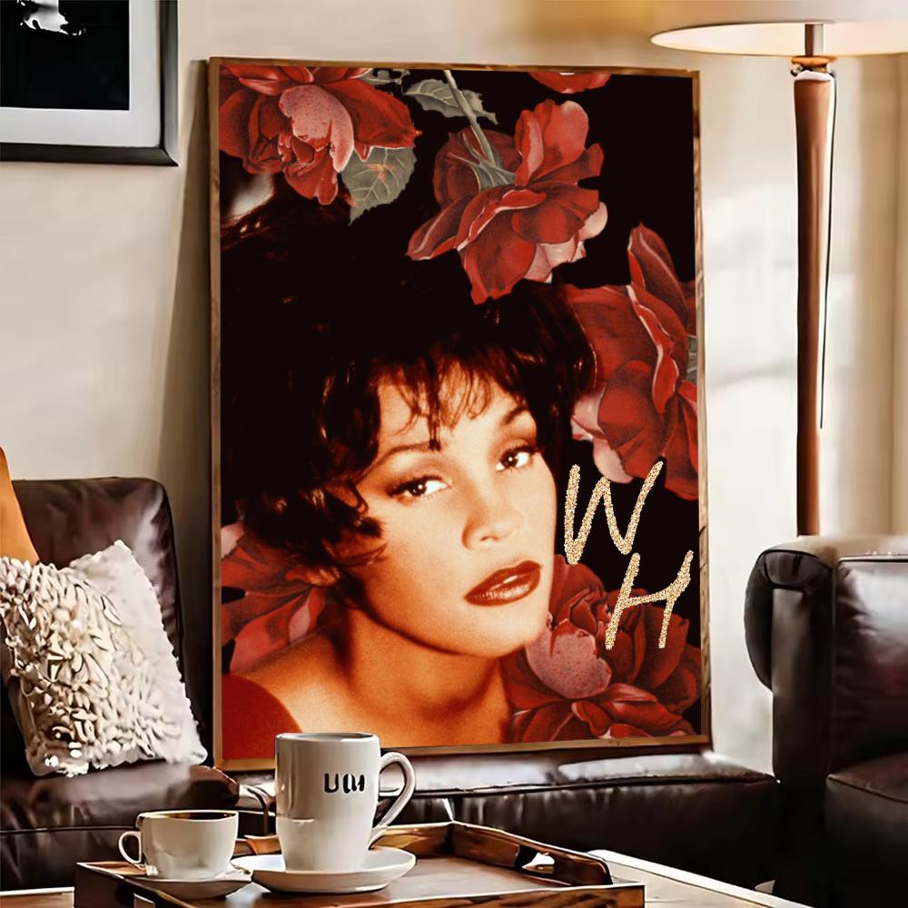 W-Whitney Houston Poster HD Se - огляд і ціна Home Decor Houston