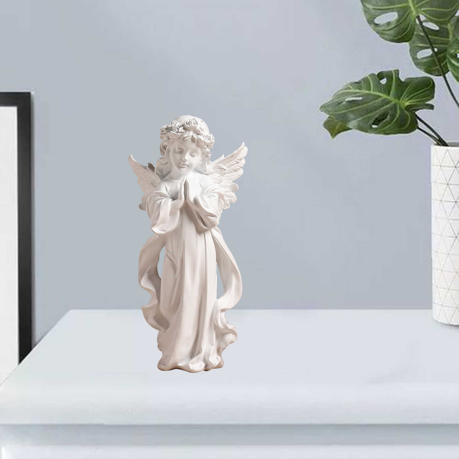 Cute Resin Praying Angel Figur - огляд і ціна Home Decor Modern Organic