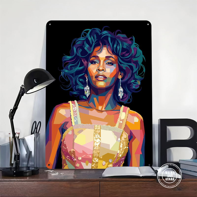 Whitney Houston Pop Art Portra - огляд і ціна Home Decor Houston