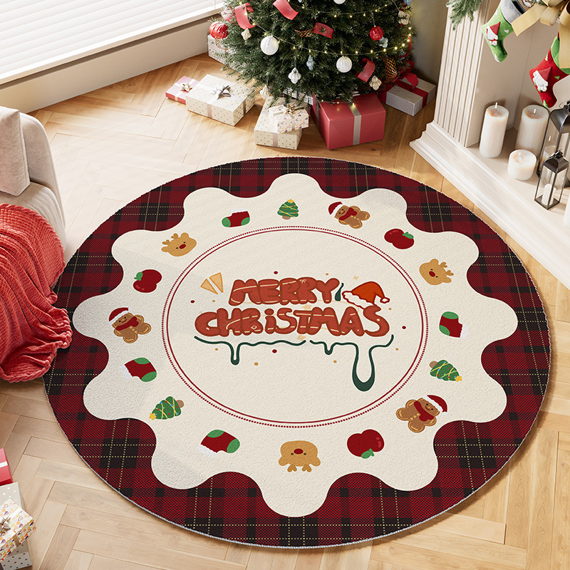 Round Rug – Cozy Holiday Home  - огляд і ціна Home Xmas Decor Ideas