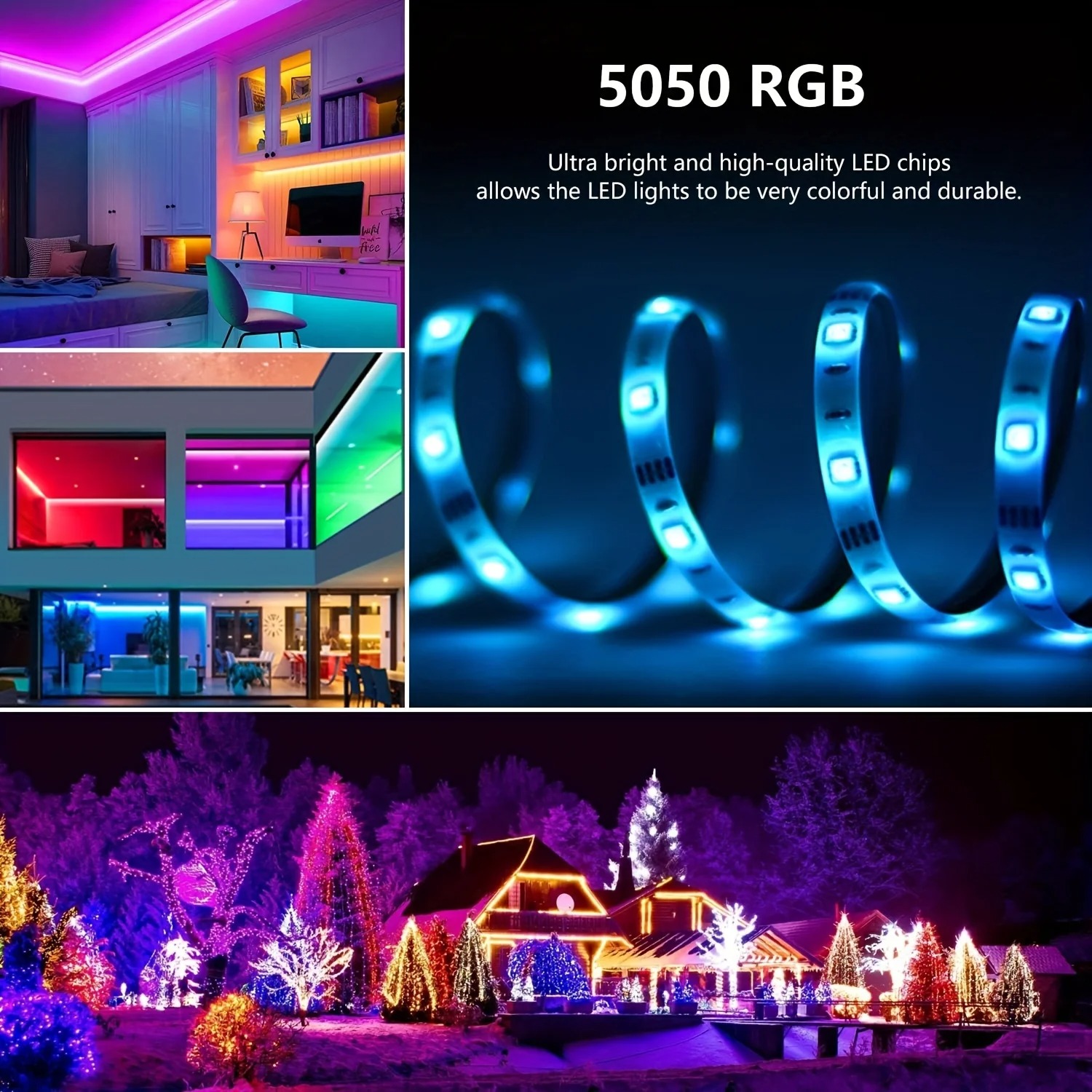 10M 20M 30M RGB LED Lights Str - огляд і ціна Home Decor Free App