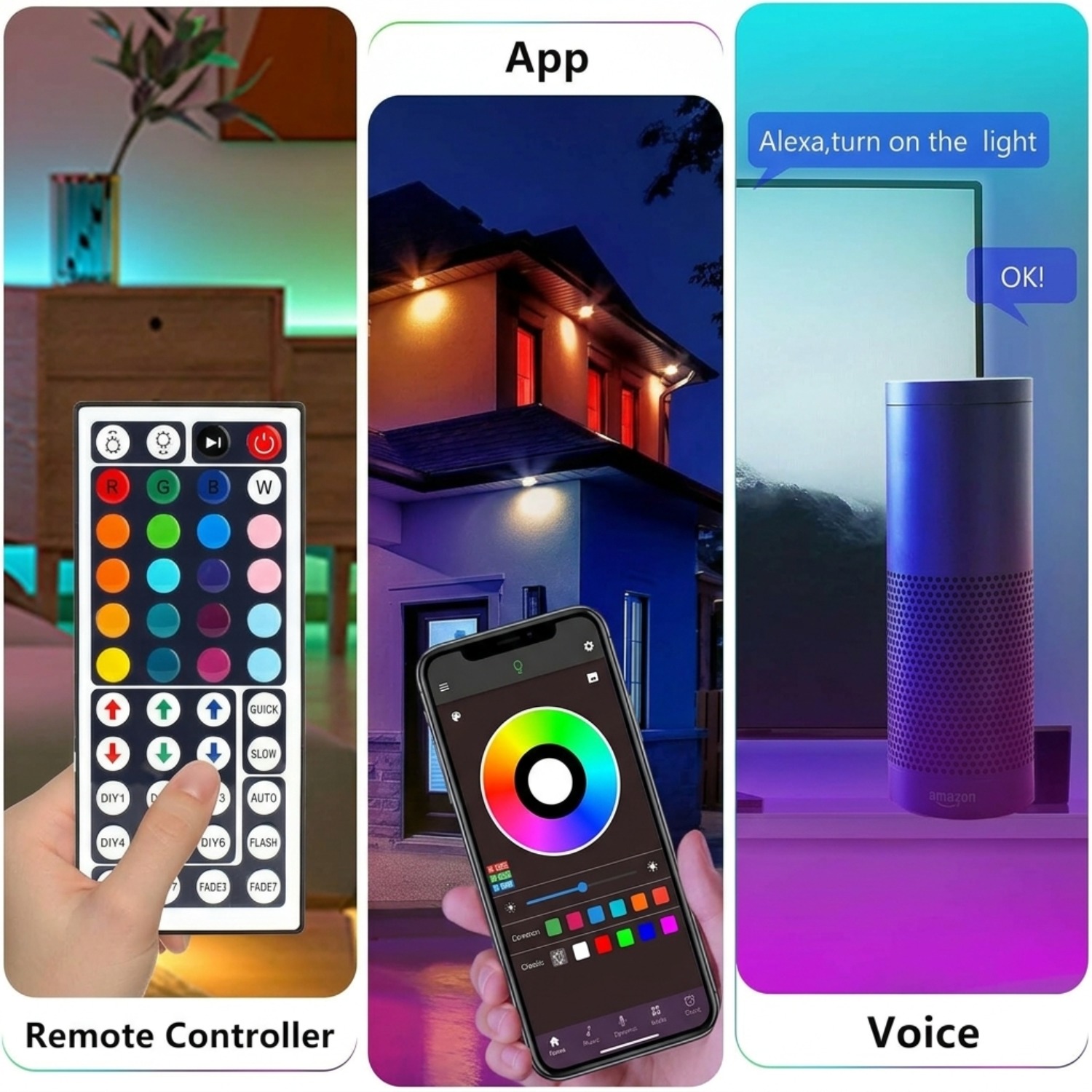 10M 20M 30M RGB LED Lights Str - огляд і ціна Home Decor Free App
