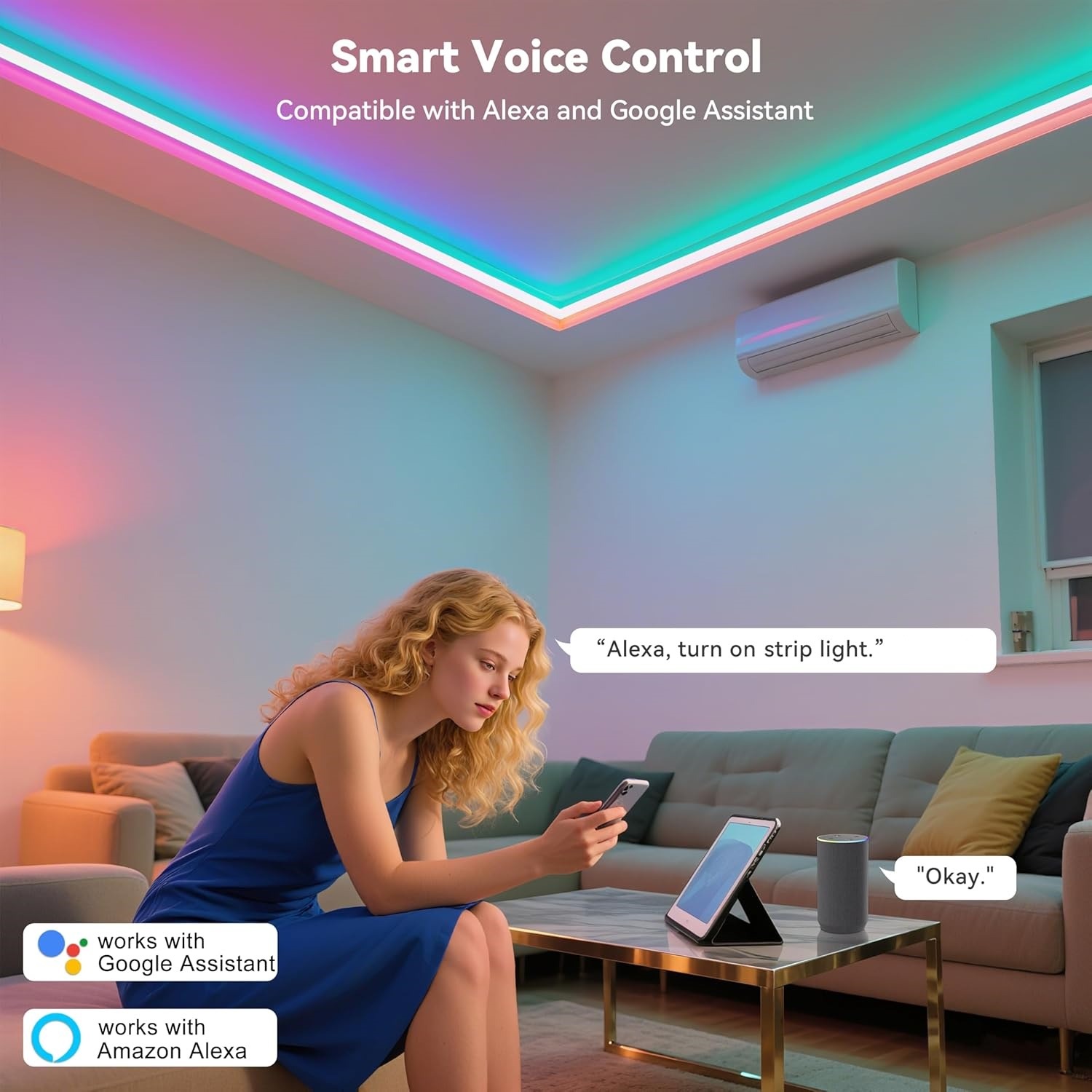 10M 20M 30M RGB LED Lights Str - огляд і ціна Home Decor Free App