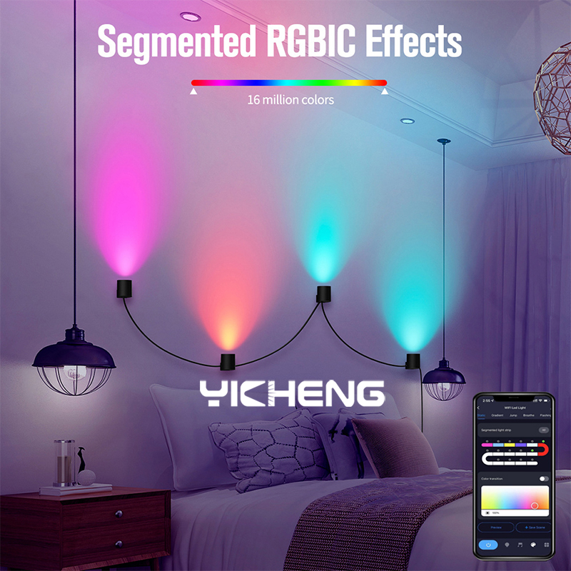 RGBIC Smart Wall Lamp TUYA APP - огляд і ціна Home Decor Free App