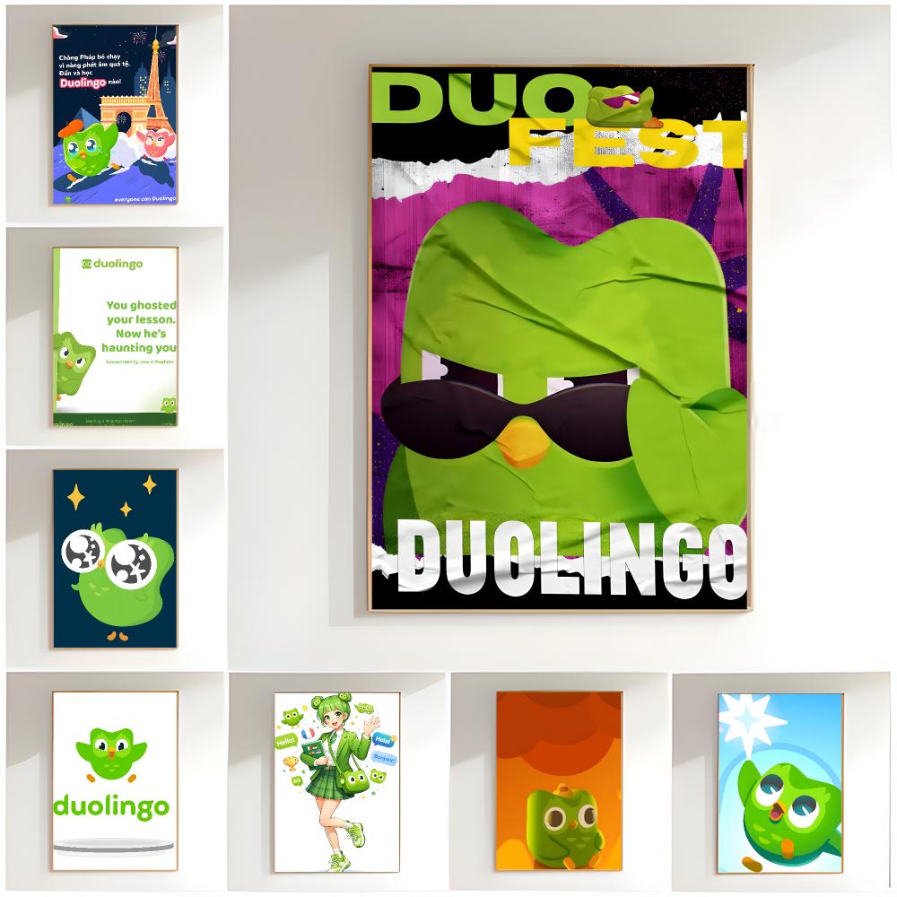cute app d-duolingo Poster Cla - огляд і ціна Home Decor Free App