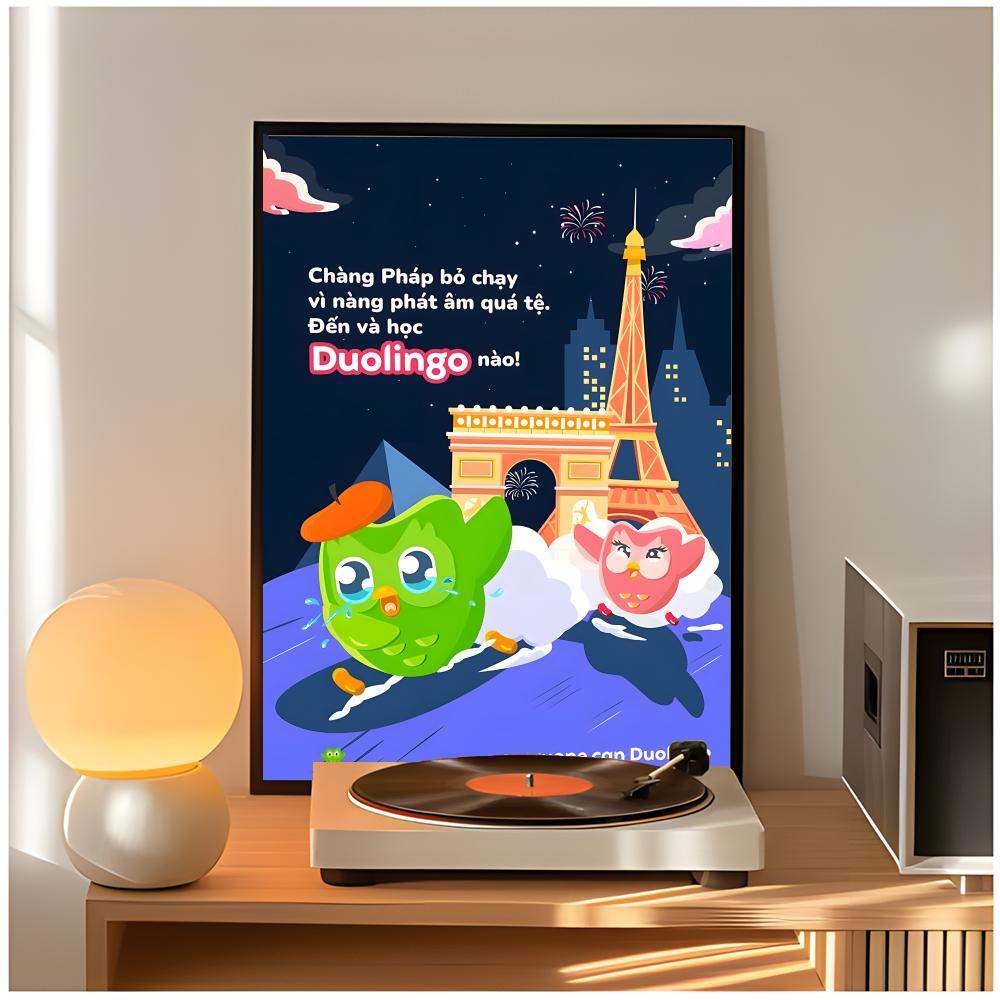 cute app d-duolingo Poster Cla - огляд і ціна Home Decor Free App