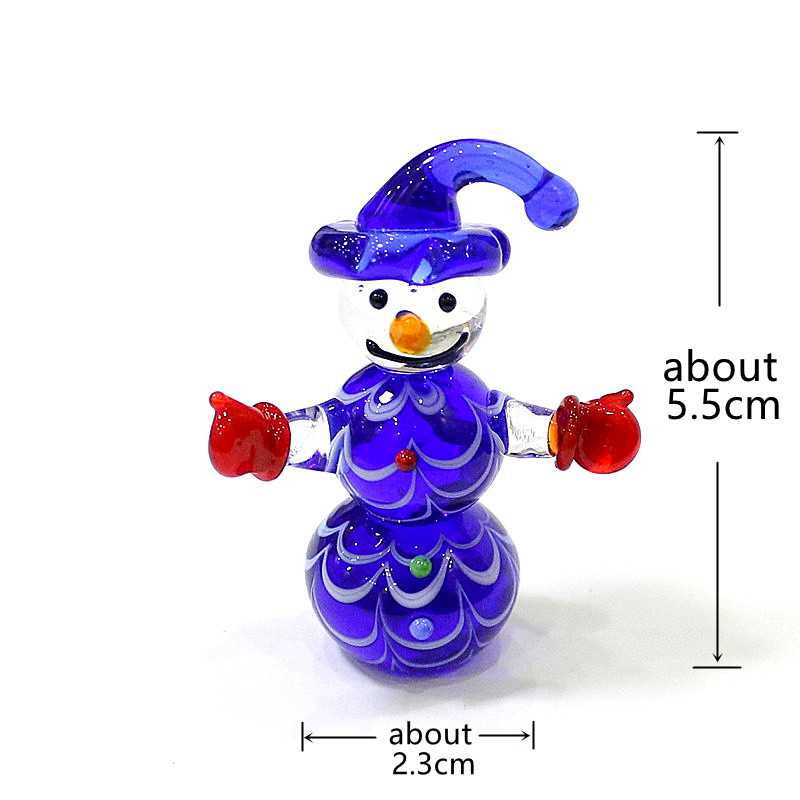 Mini Glass Snowman Figurine Cu - огляд і ціна Home Xmas Decor Ideas