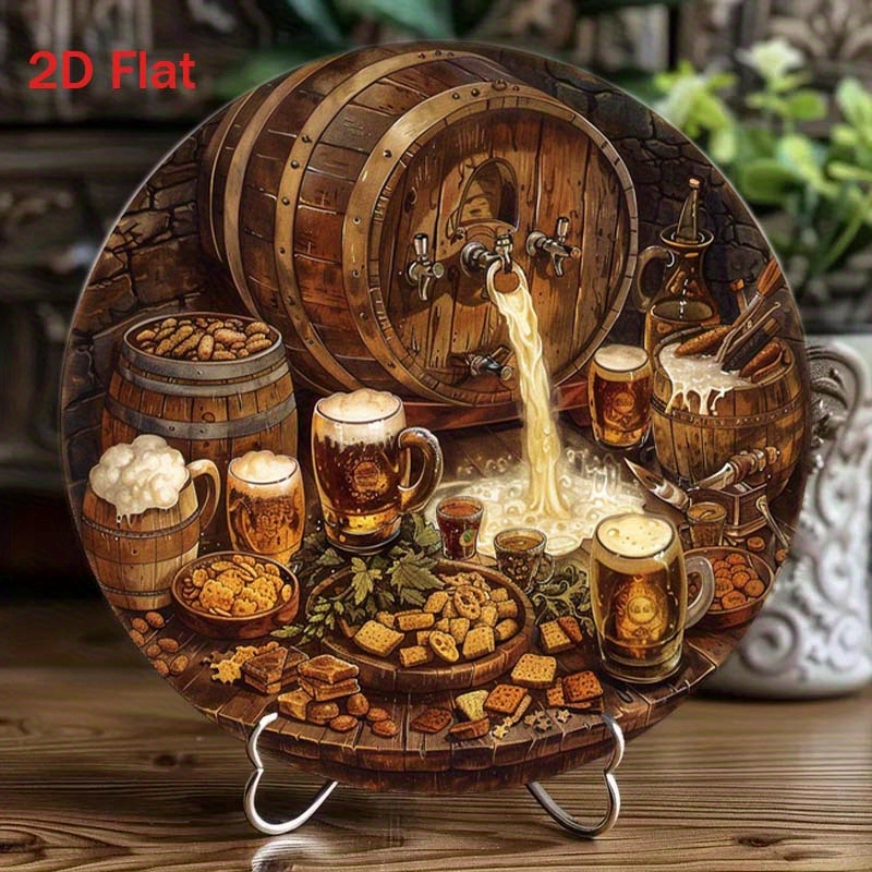 1Pc Round 2D Flat Aluminum Sig - огляд і ціна Home Decor Outside