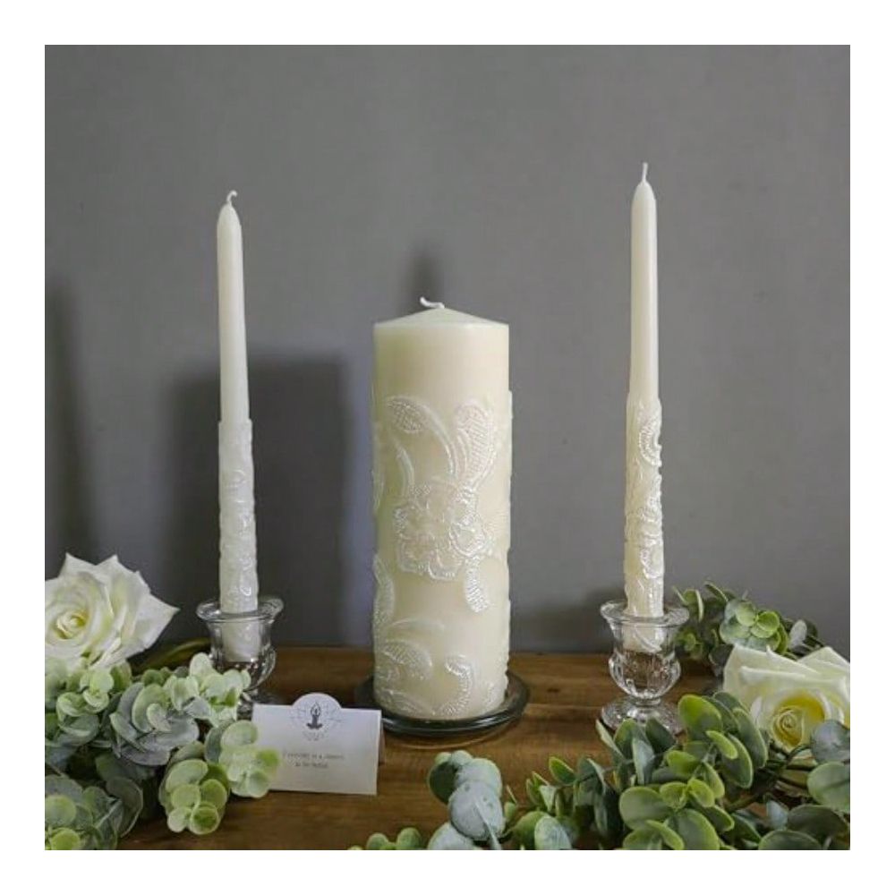 Inch High Cream Wedding Unity  - огляд і ціна Home Decor Event
