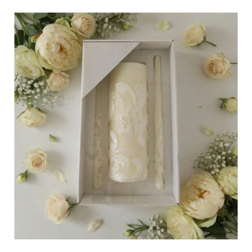 Inch High Cream Wedding Unity  - огляд і ціна Home Decor Event