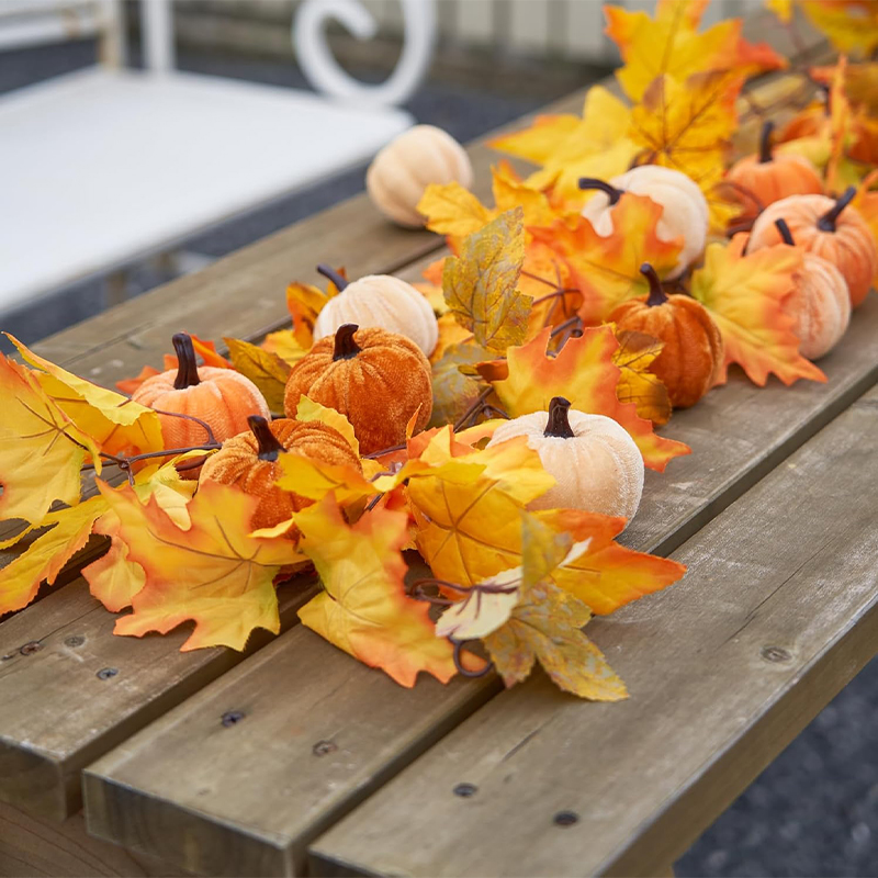 16pcs Simulated Velvet Pumpkin - огляд і ціна Home Decor Modern Organic