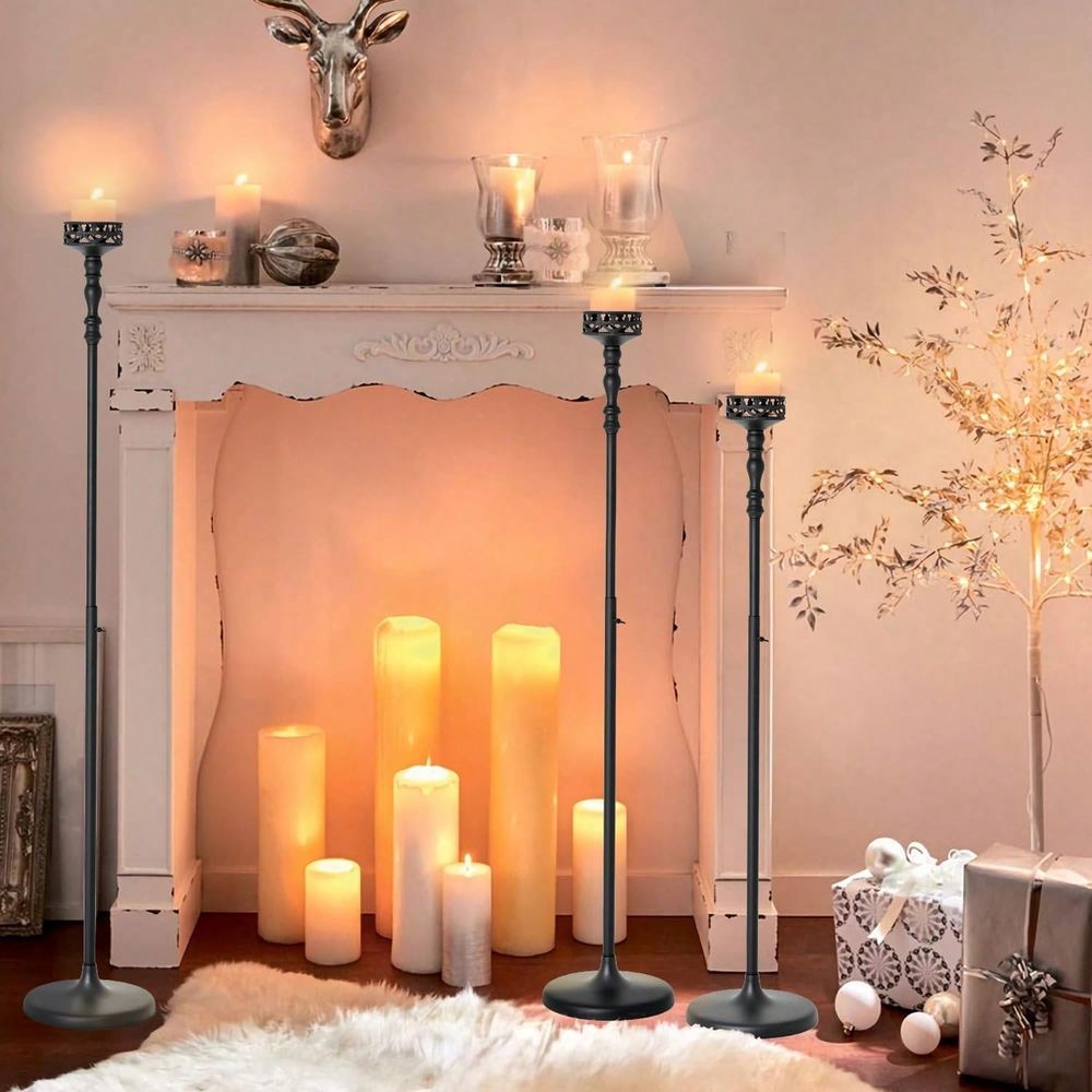 Adjustable Metal Taper Candle  - огляд і ціна Home Decor Event