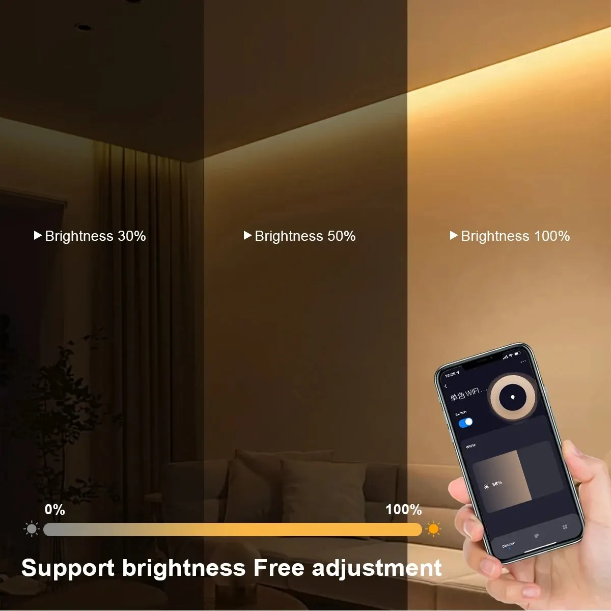 Tuya Smart COB LED Strip Light - огляд і ціна Home Decor Free App