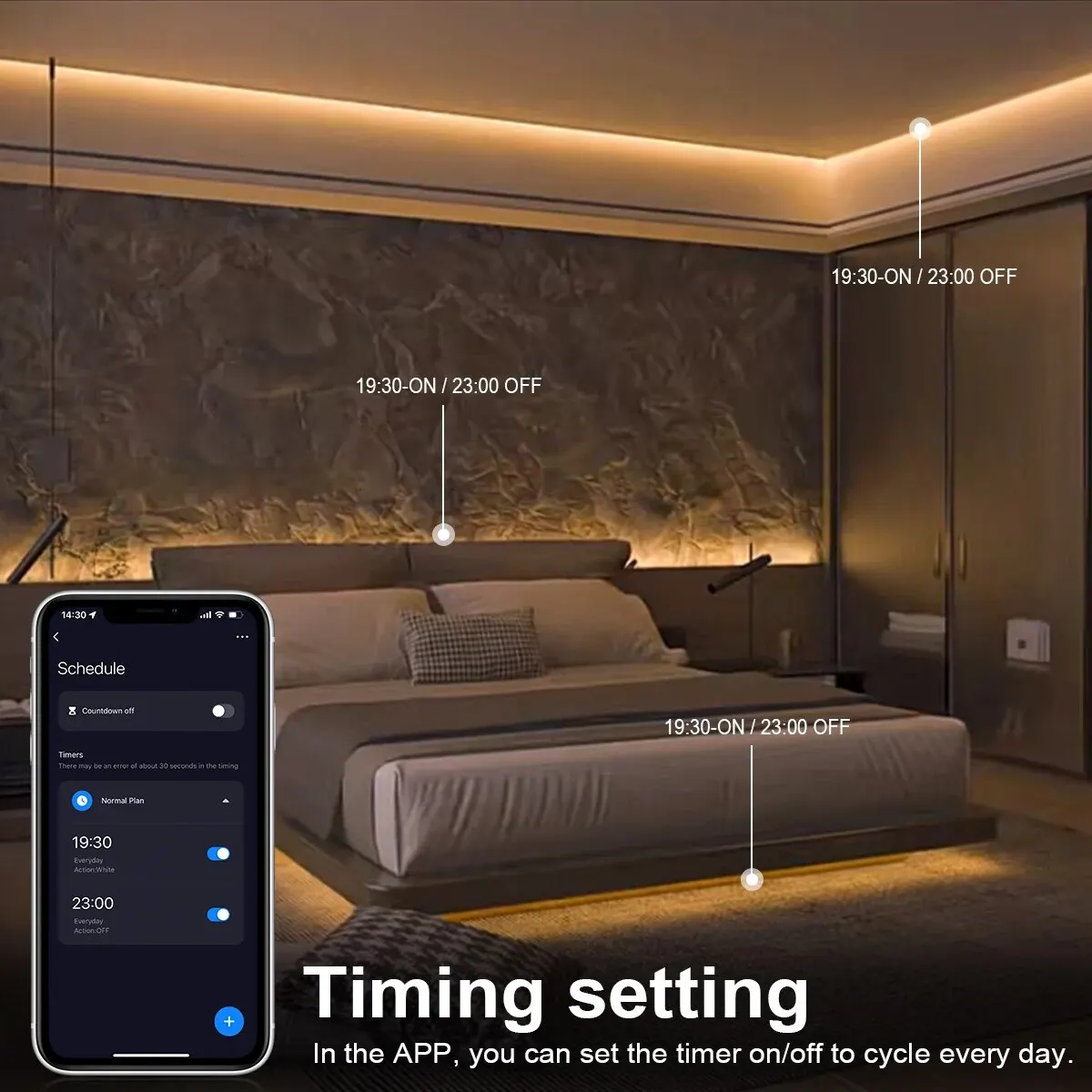 Tuya Smart COB LED Strip Light - огляд і ціна Home Decor Free App