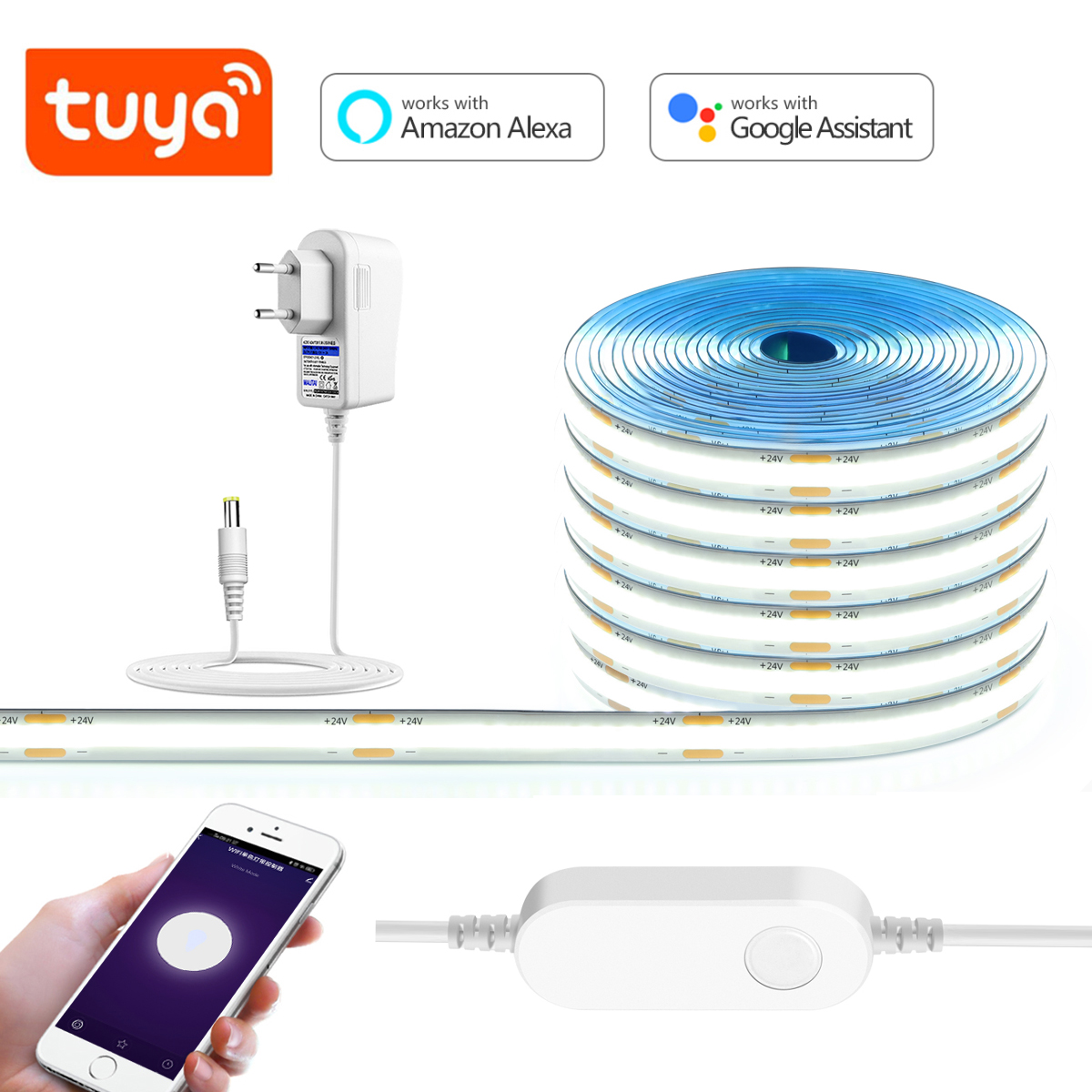 3M 5M 10M 24V COB LED Strip Li - огляд і ціна Home Decor Free App