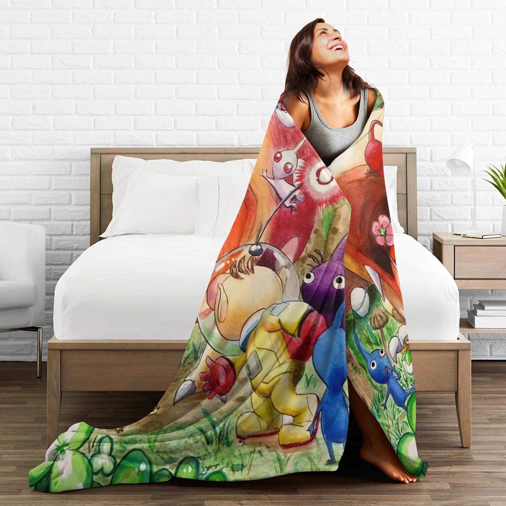 Pikmin Game Blanket  Warm Nove - огляд і ціна Home Decor Fallout 4