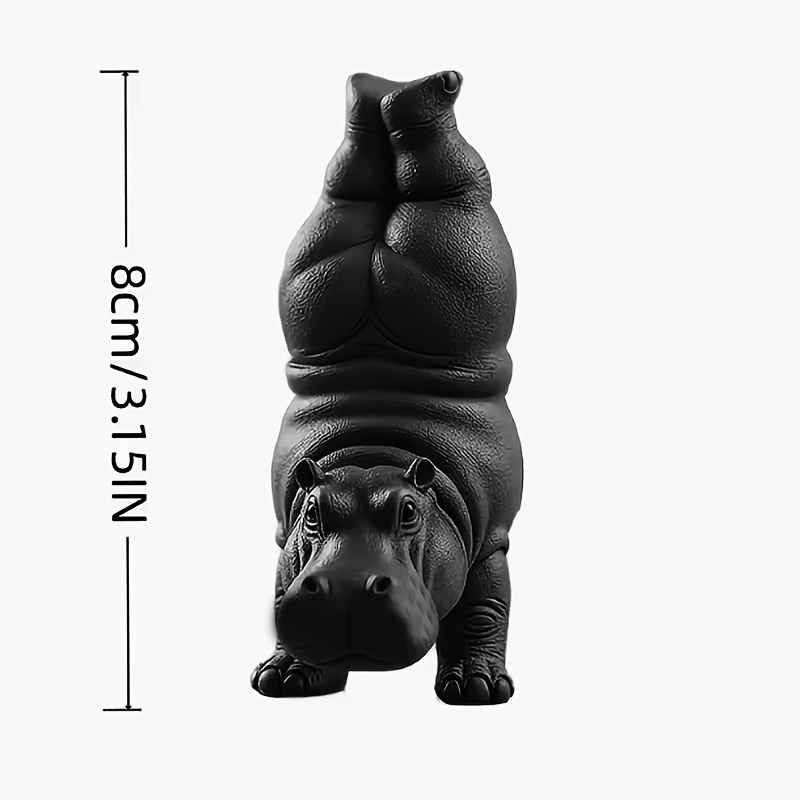 1 X Hippo Statue Ornament - Du - огляд і ціна Home Decor Enthusiast