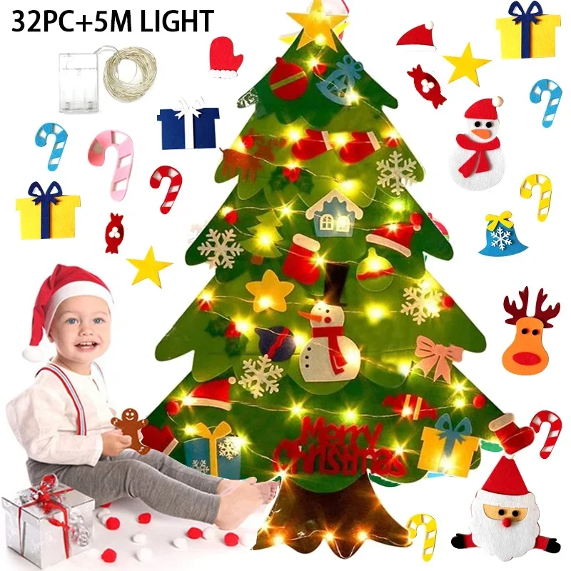 Kids DIY Felt Xmas Tree Set Ch - огляд і ціна Home Xmas Decor Ideas
